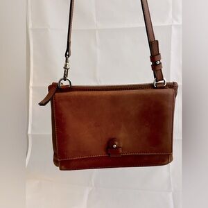 Massimo Dutti | Brown Leather Crossbody